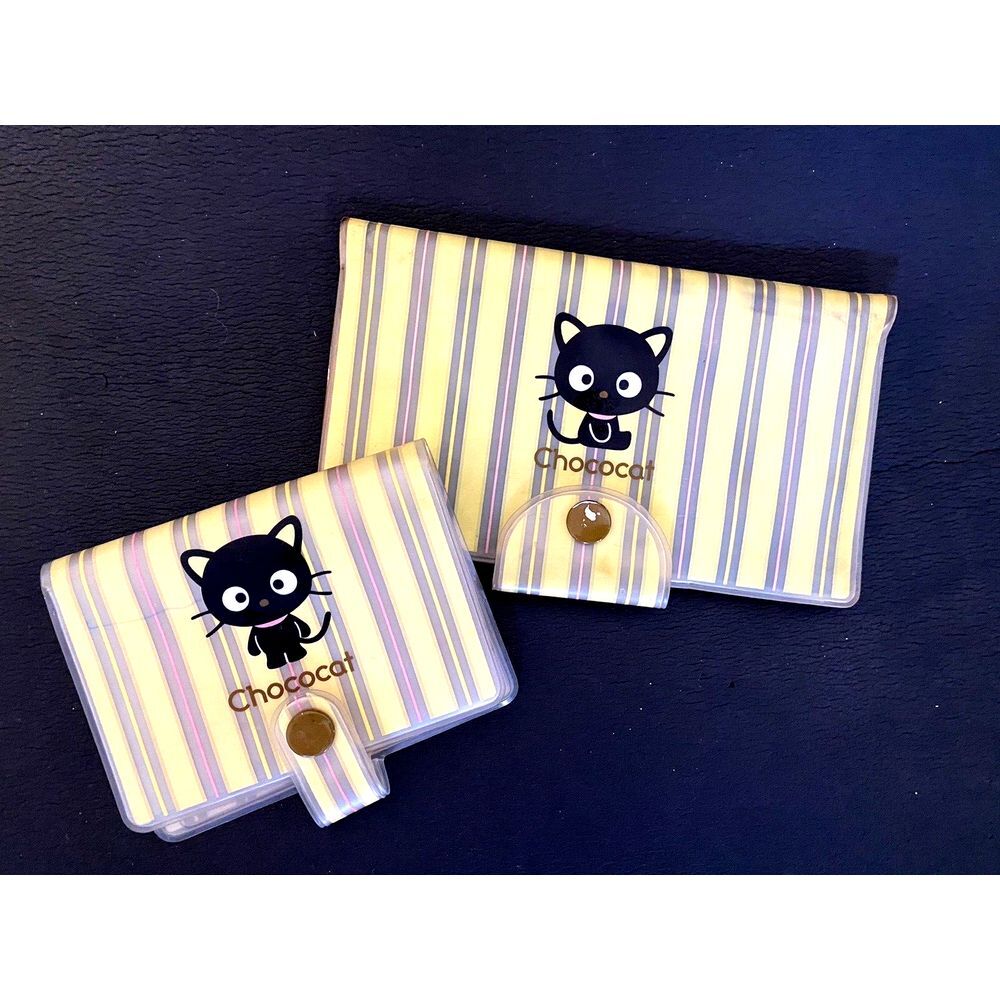 Vintage Sanrio Chococat Spiral Stationary Set 2001 Y2k‎ Brown Stripes Book Card